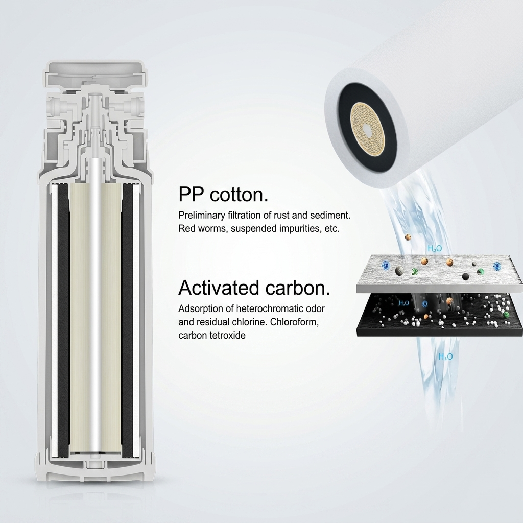 M8-2 Replacement Water Filter 3-Stage Ultrafiltration 8 Packs