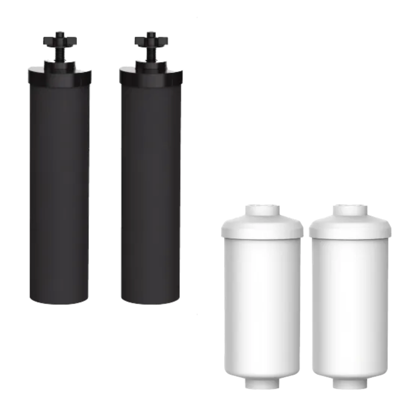 Replacement BigFlow 1 Gravity Filter Fluoride and Carbon