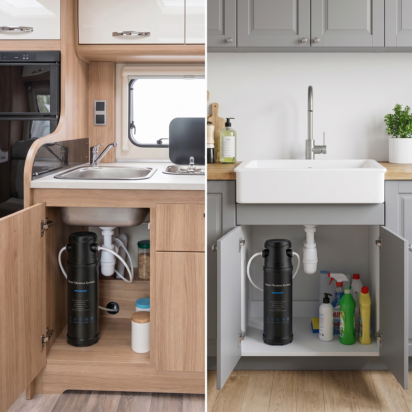 M8-2 Under Sink Water Filter System 0.01μm Ultrafiltration