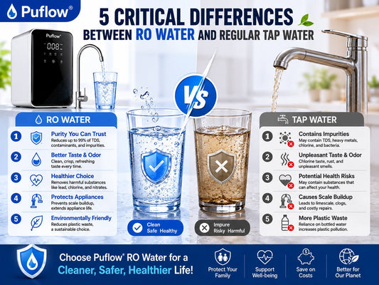 5 Critical Differences Between RO Water and Regular Tap Water