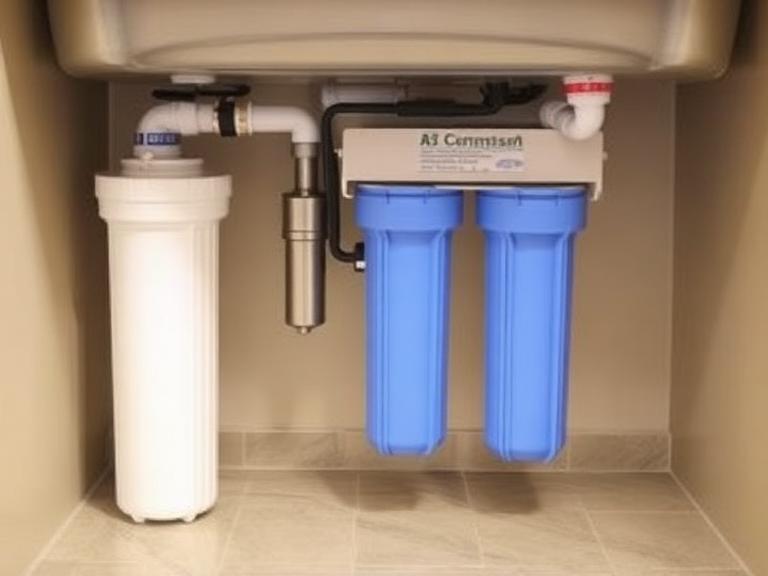5 Steps to installing reverse osmosis system under sink
