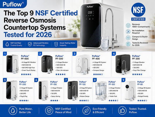 The Top 9 NSF Certified Reverse Osmosis Countertop Systems Tested for 2026