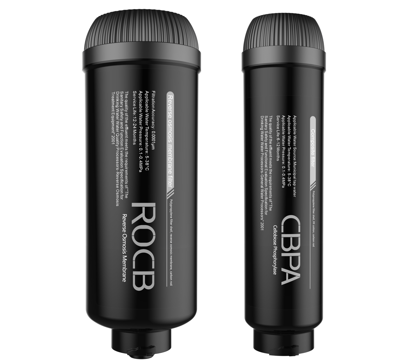 Replacement Filter Set for A10S Under Sink Reverse Osmosis System (RO + CBPA)
