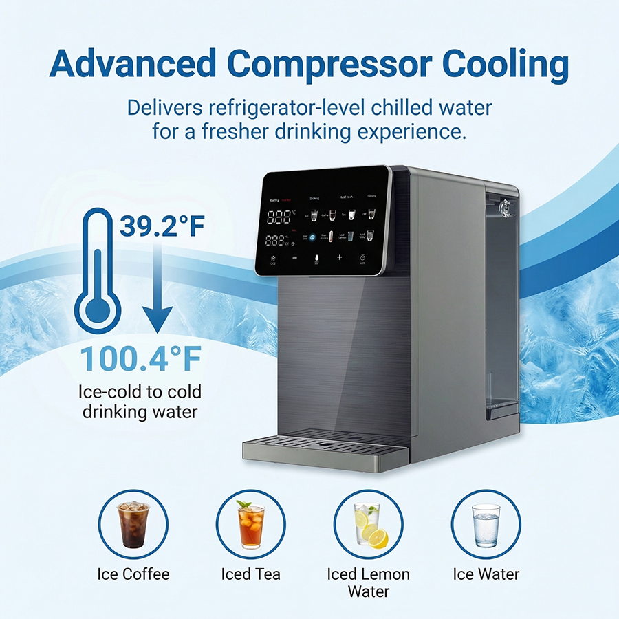 Puflow RO32 Cool Countertop Reverse Osmosis System