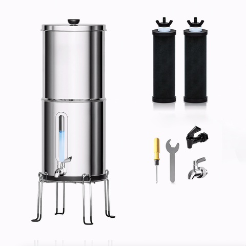 Big Flow 3 Stainless Steel Gravity Water Filter 2.25 Gal