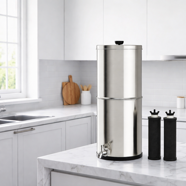 Big Flow 2 Stainless Steel Gravity Water Filter 8.5L