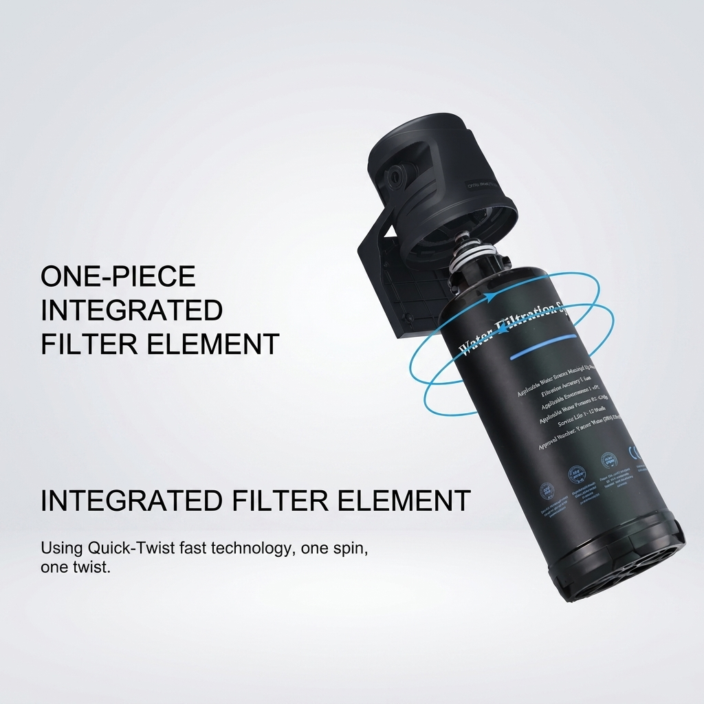 M8-2 Under Sink Water Filter System 0.01μm Ultrafiltration