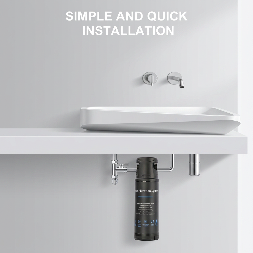 M8-2 Under Sink Water Filter System 0.01μm Ultrafiltration
