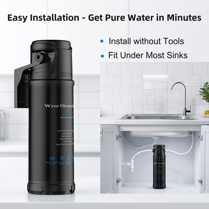 M8-2 Under Sink Water Filter System 0.01μm Ultrafiltration