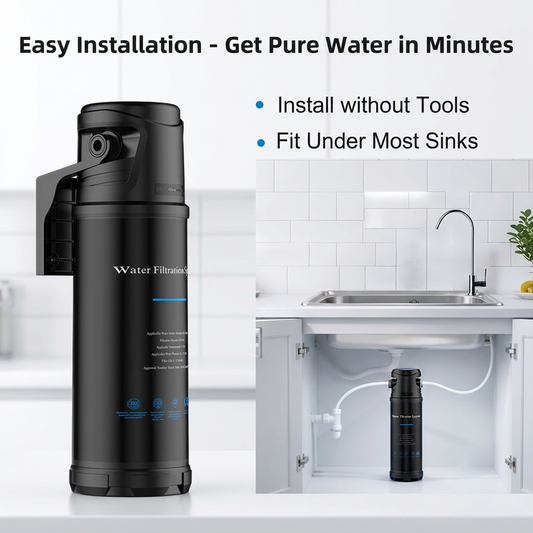 M8-2 Under Sink Water Filter System 0.01μm Ultrafiltration