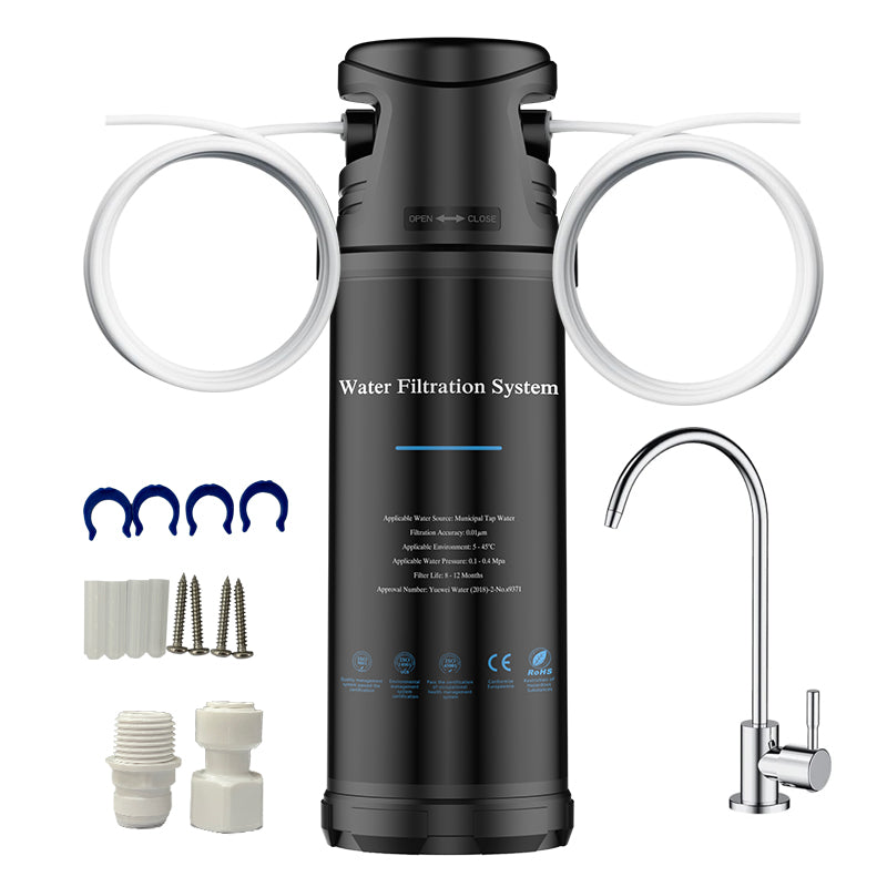 M8-2 Under Sink Water Filter System 0.01μm Ultrafiltration