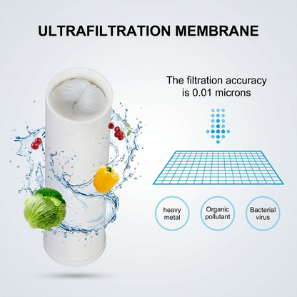 M8-2 Under Sink Water Filter System 0.01μm Ultrafiltration