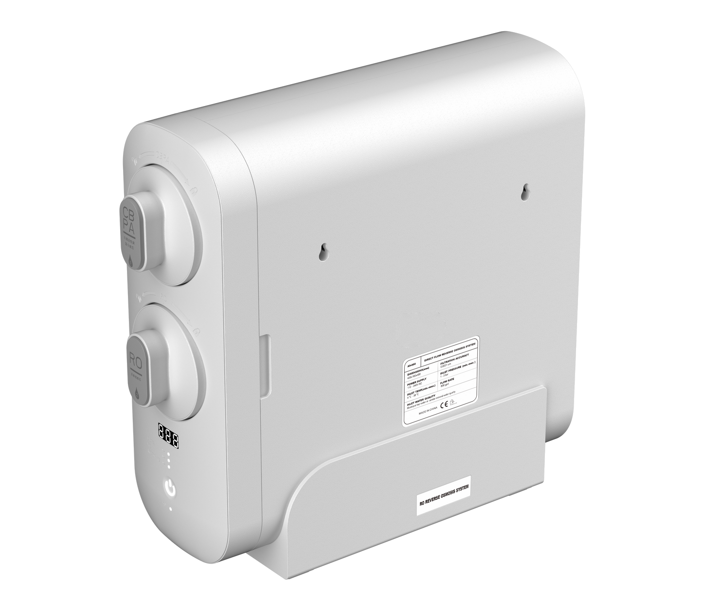 Under Sink RO System 600 GPD Direct Flow TDS Display