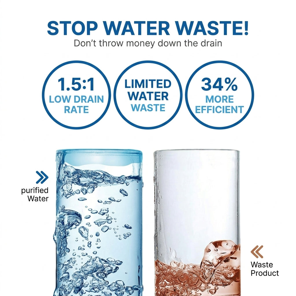 Under Sink RO System 600 GPD Direct Flow TDS Display