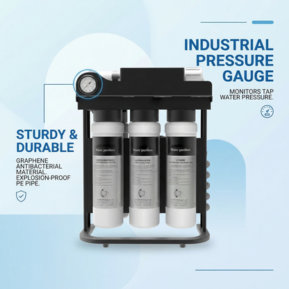 RO100 Under Sink Reverse Osmosis System Dual Outlet Low Waste
