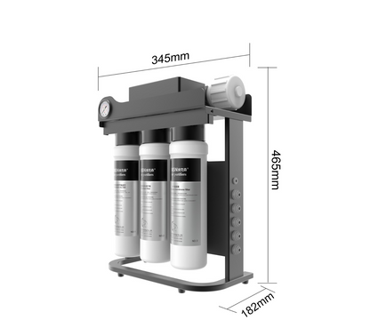 RO100 Under Sink Reverse Osmosis System Dual Outlet Low Waste