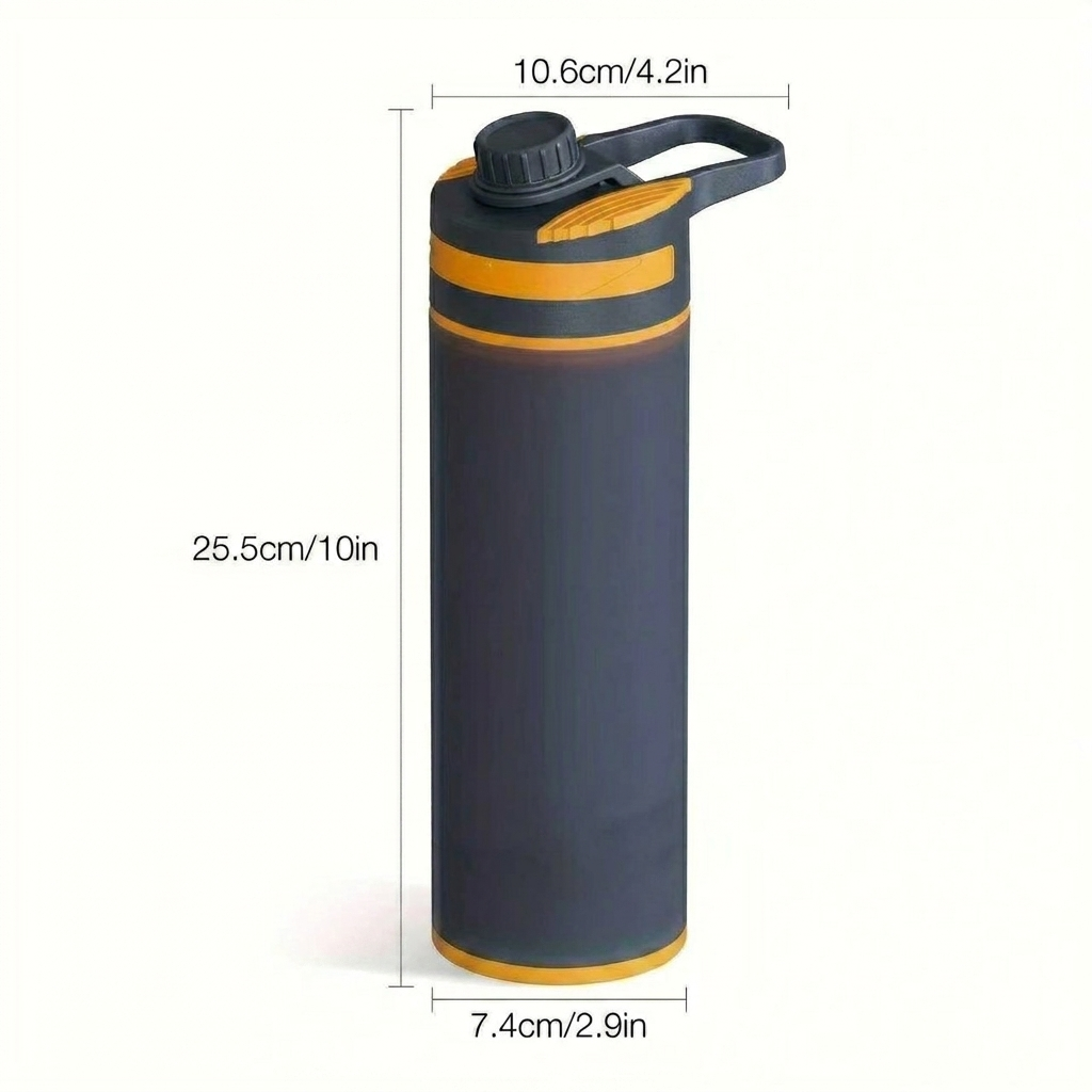 Portable Outdoor Water Filter Bottle – Press Purifier for Hiking Camping