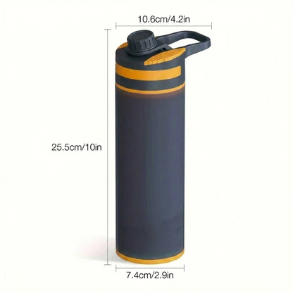 Portable Outdoor Water Filter Bottle – Press Purifier for Hiking Camping