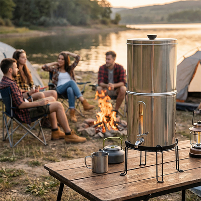 Big Flow 3 Stainless Steel Gravity Water Filter System