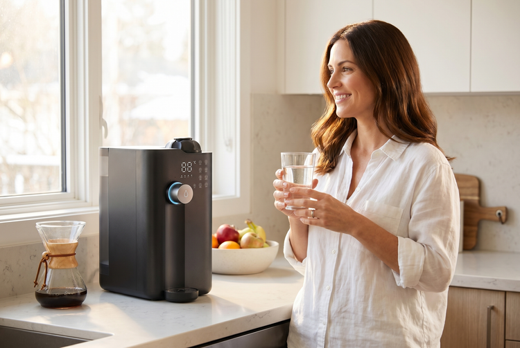 Puflow reverse osmosis water filtration system for everyday home use