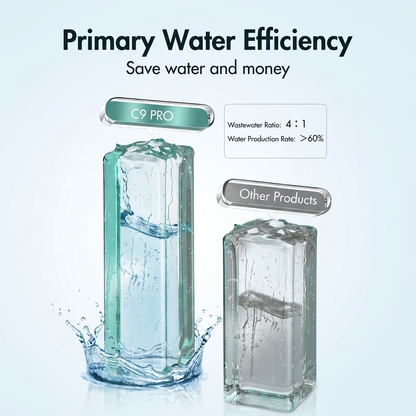 Puflow C9 Pro Hydrogen-Rich RO Countertop Water Purifier Cold to Hot Water Dispenser UV