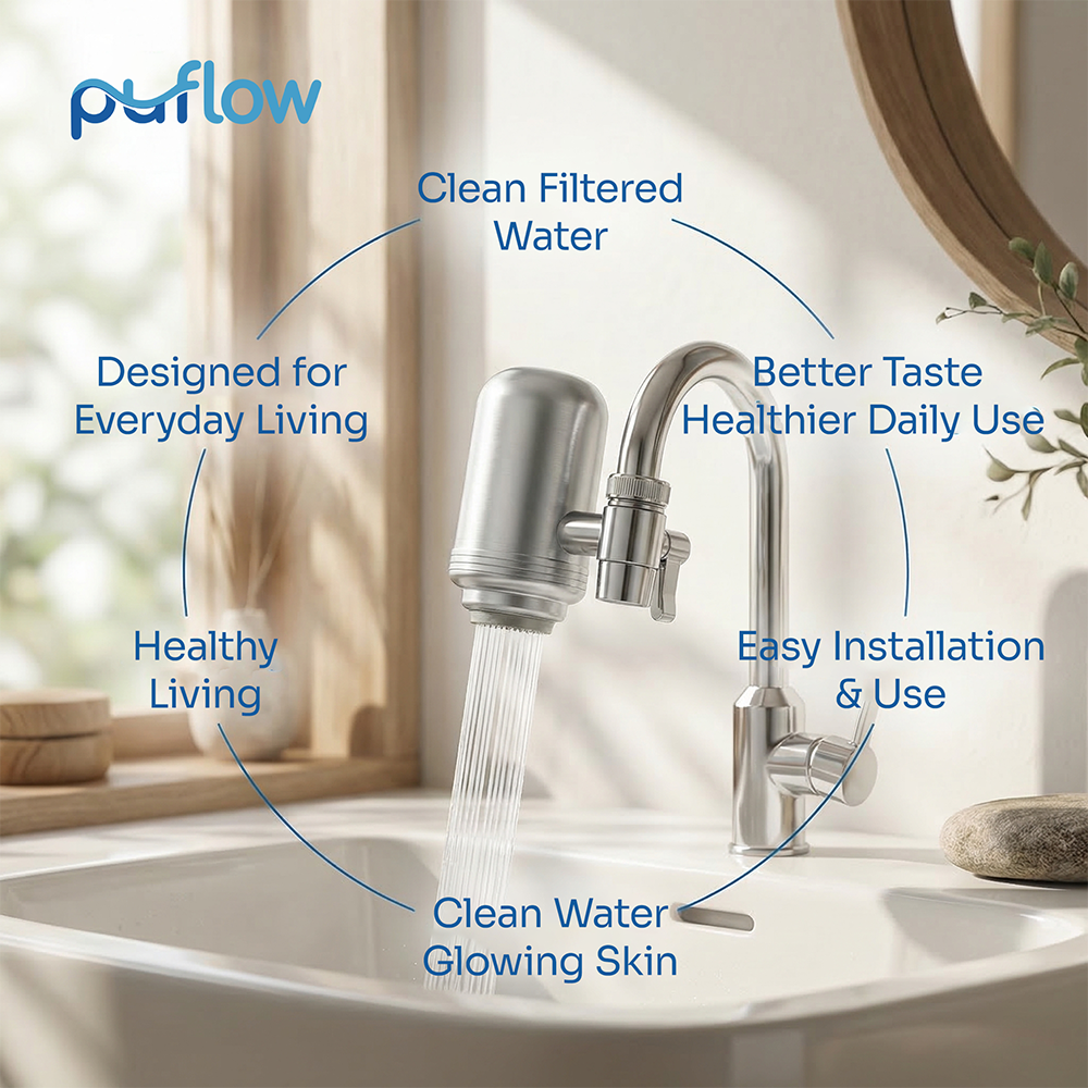 Stainless Steel Faucet Water Filter Easy Install Tap Filter