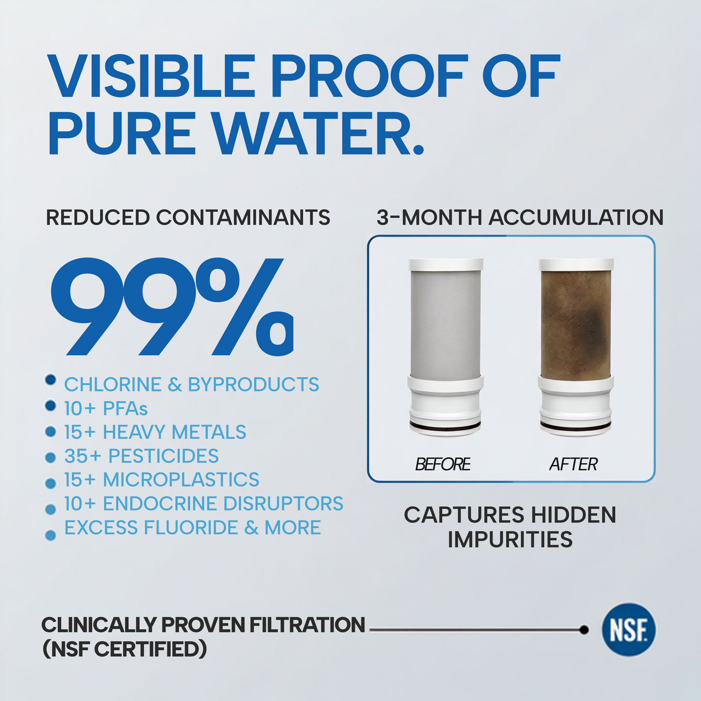 Stainless Steel Faucet Water Filter Easy Install Tap Filter
