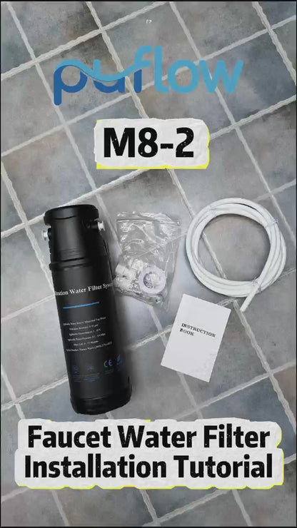 M8-2 Under Sink Water Filter System 0.01μm Ultrafiltration