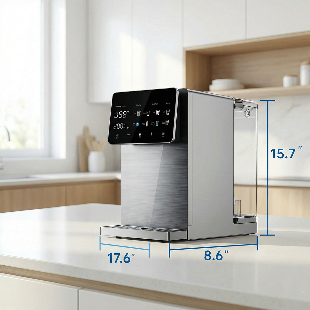 RO32 Cool Countertop Reverse Osmosis System Instant Cold 2:1 Low Waste UV